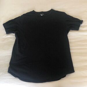 PacSun Black Scallop Tee